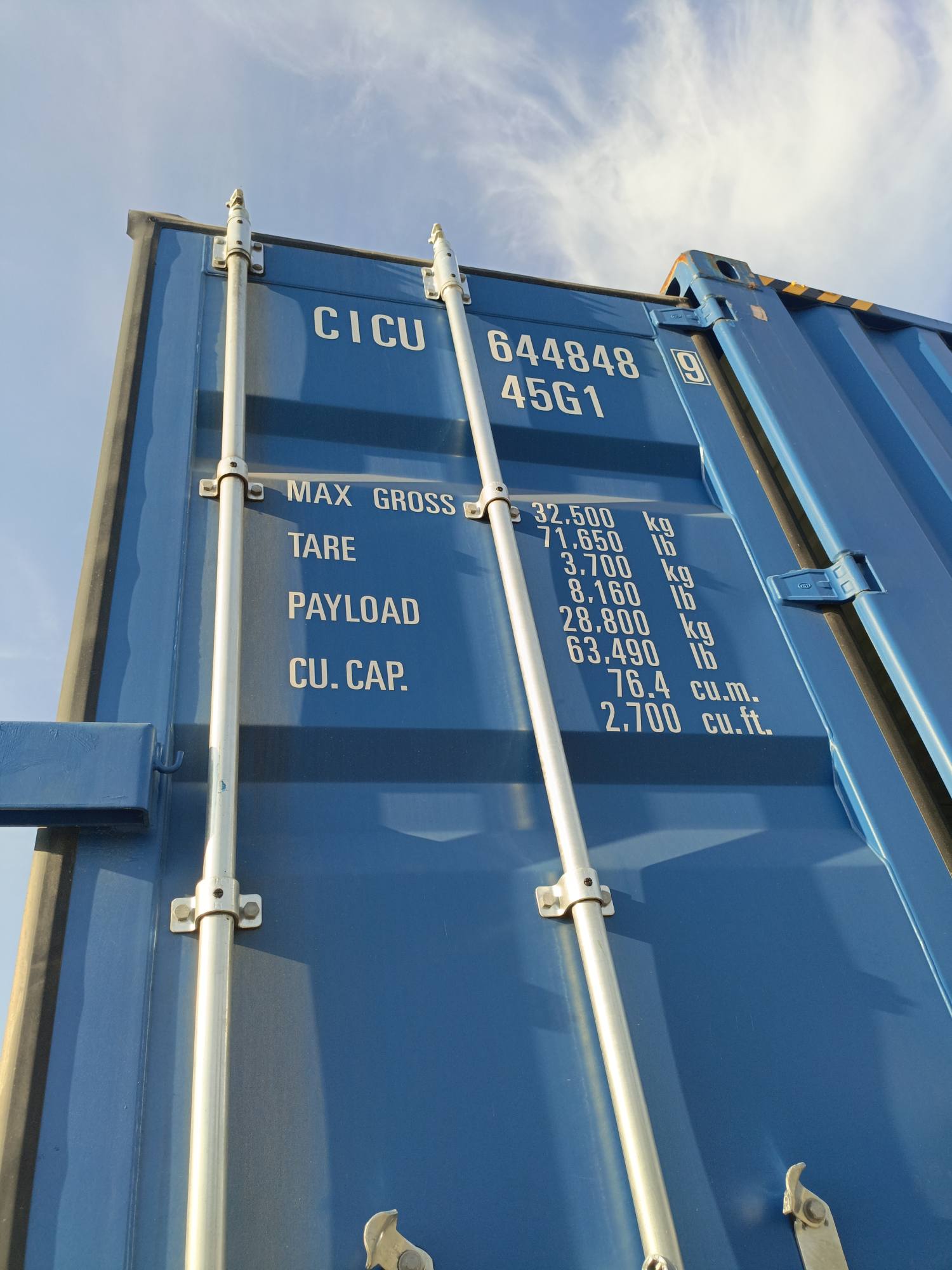 Морской контейнер CICU6448489