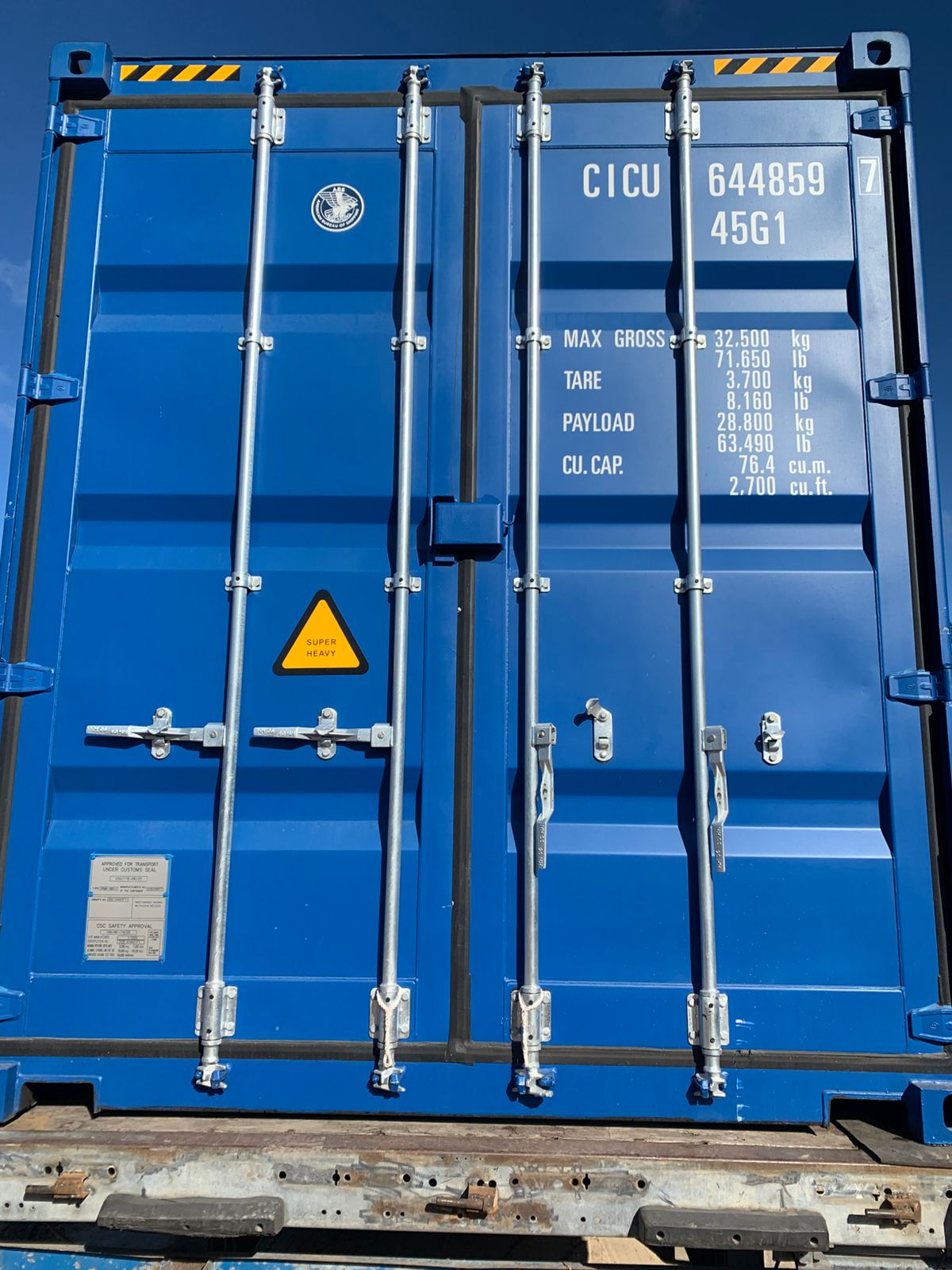 Морской контейнер CICU6448597