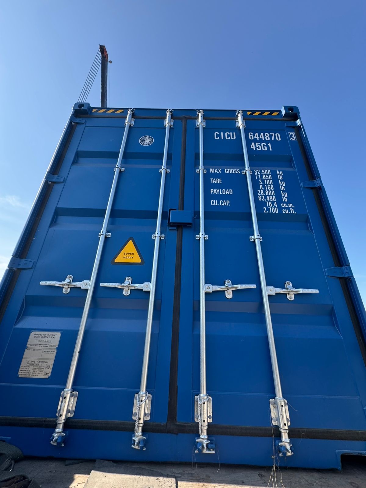 Морской контейнер CICU6448703