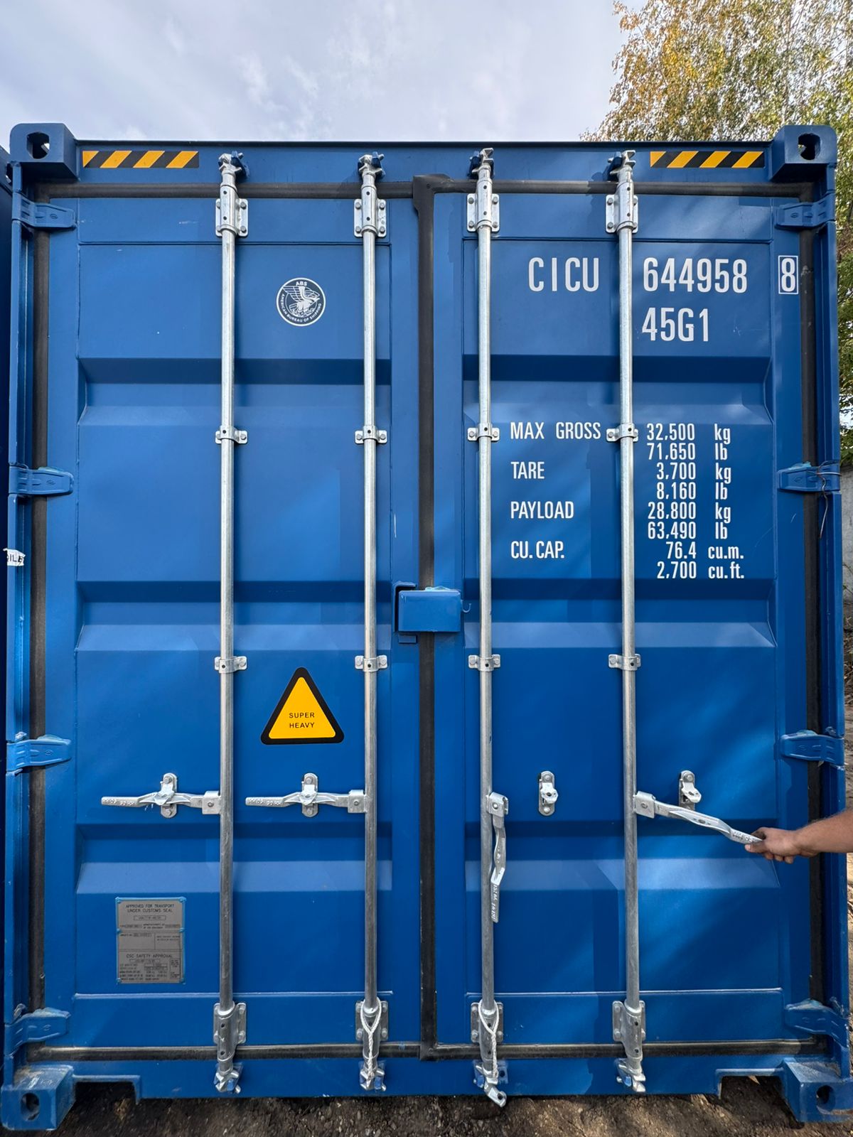 Морской контейнер CICU6449588