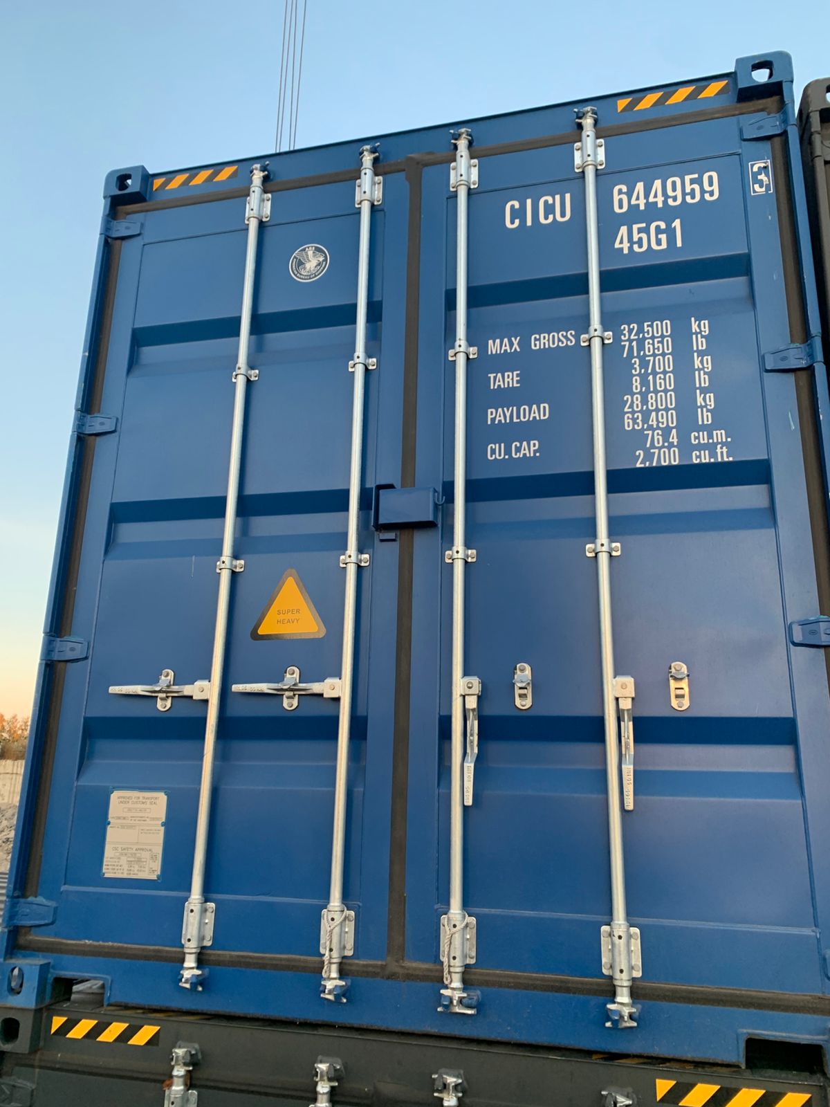 Морской контейнер CICU6449593