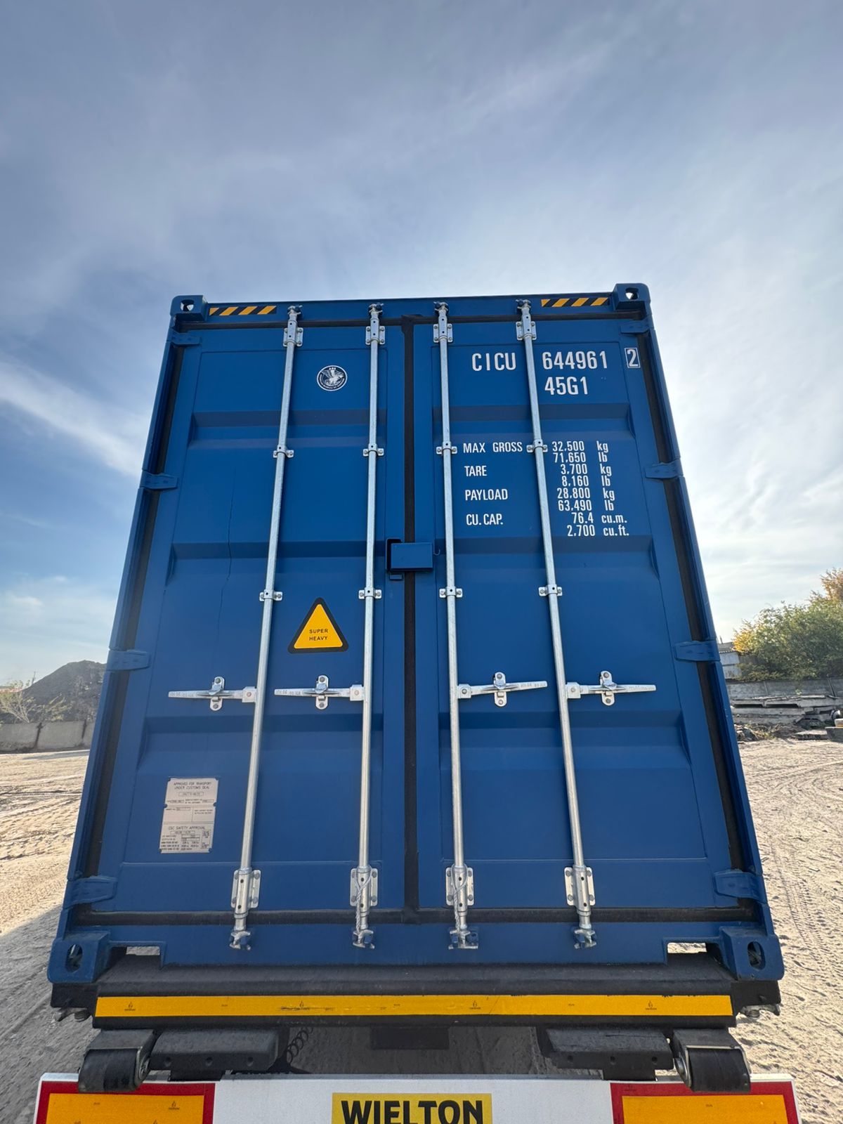 Морской контейнер CICU6449612