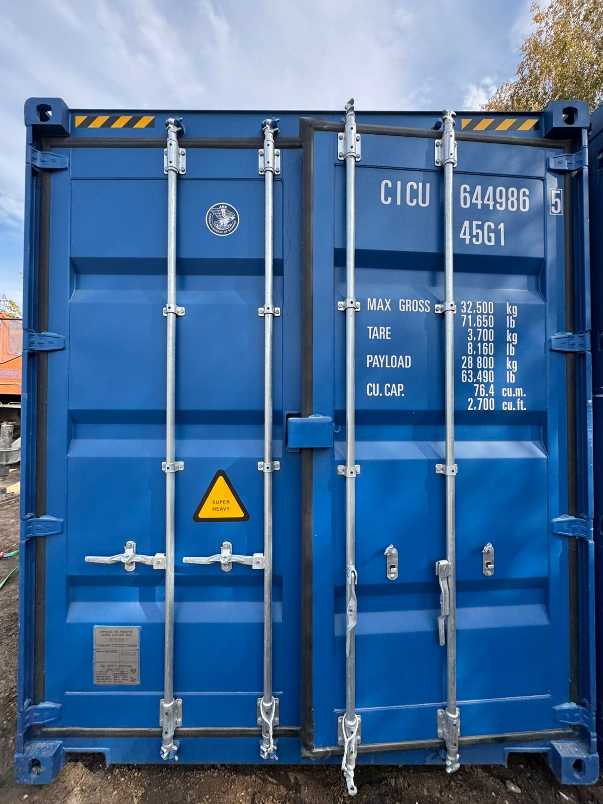 Морской контейнер CICU6449865