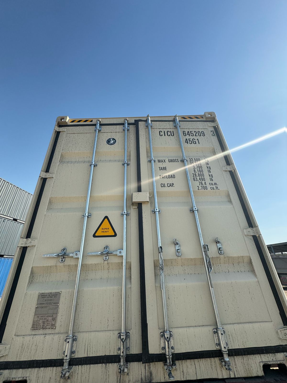 Морской контейнер CICU6452093