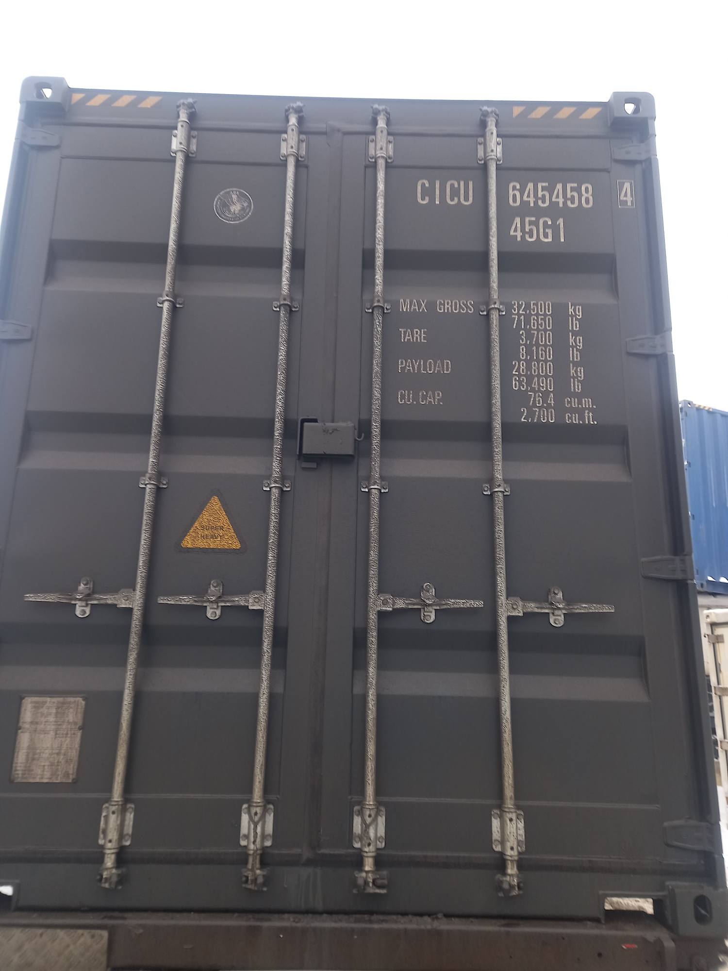 Морской контейнер CICU6454584