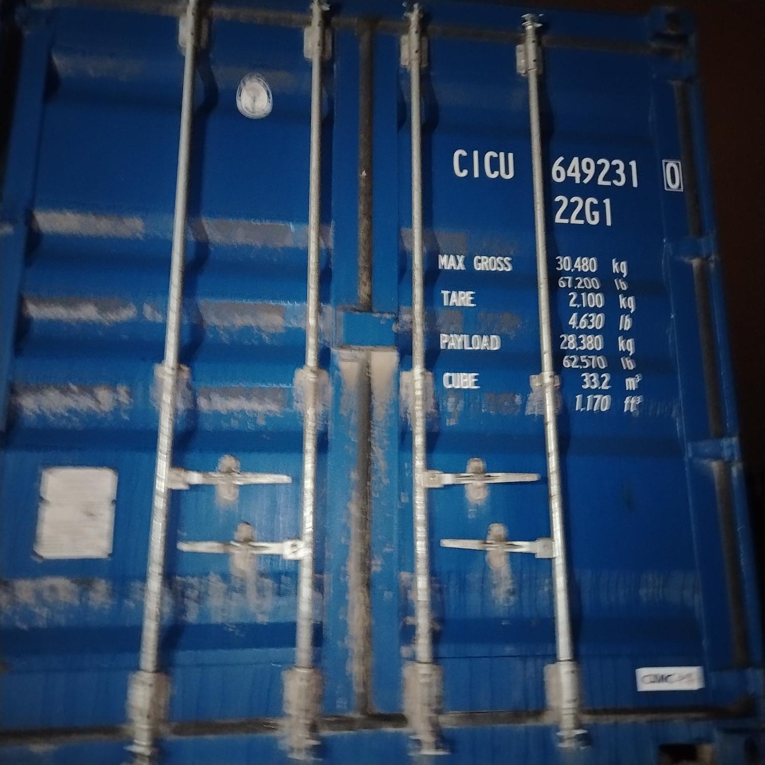 Морской контейнер CICU6492310