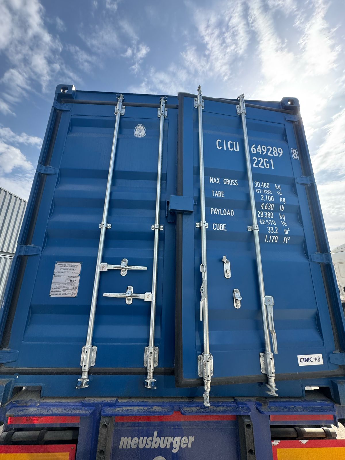 Морской контейнер CICU6492898