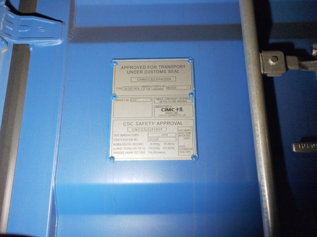 Морской контейнер CICU6494400