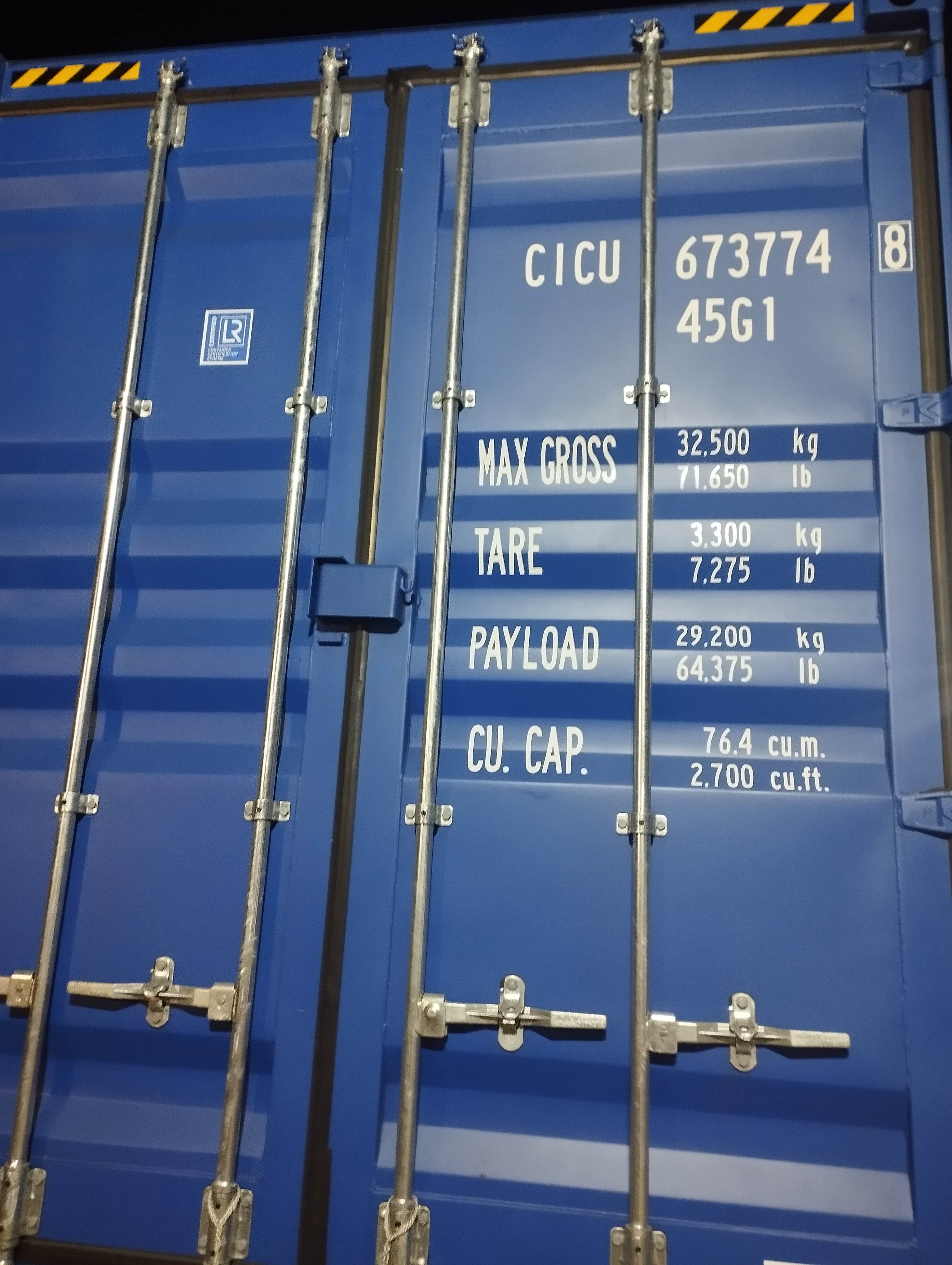 Морской контейнер CICU6737748