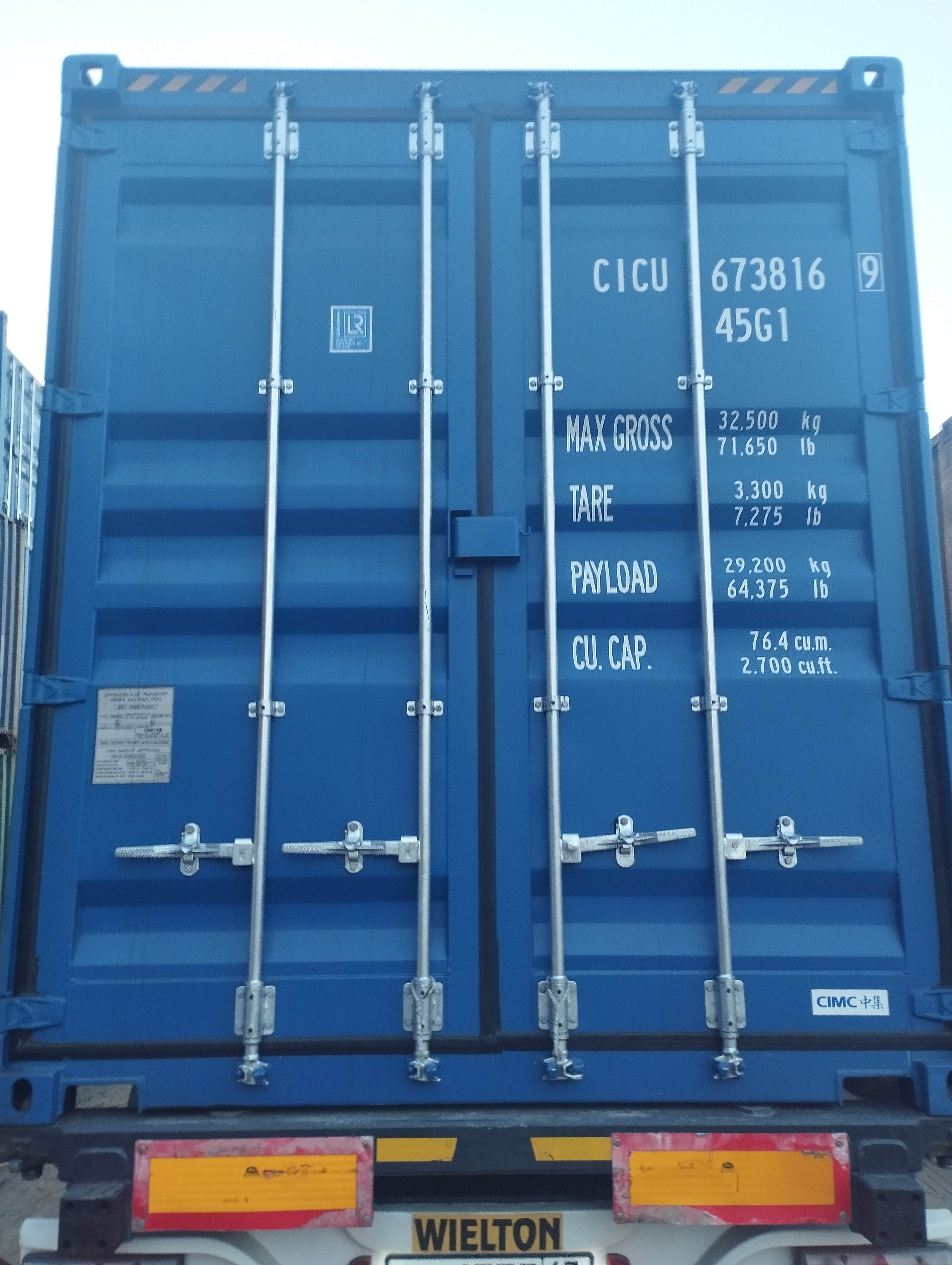 Морской контейнер CICU6738169
