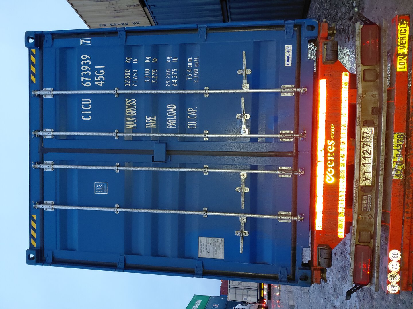 Морской контейнер CICU6739397