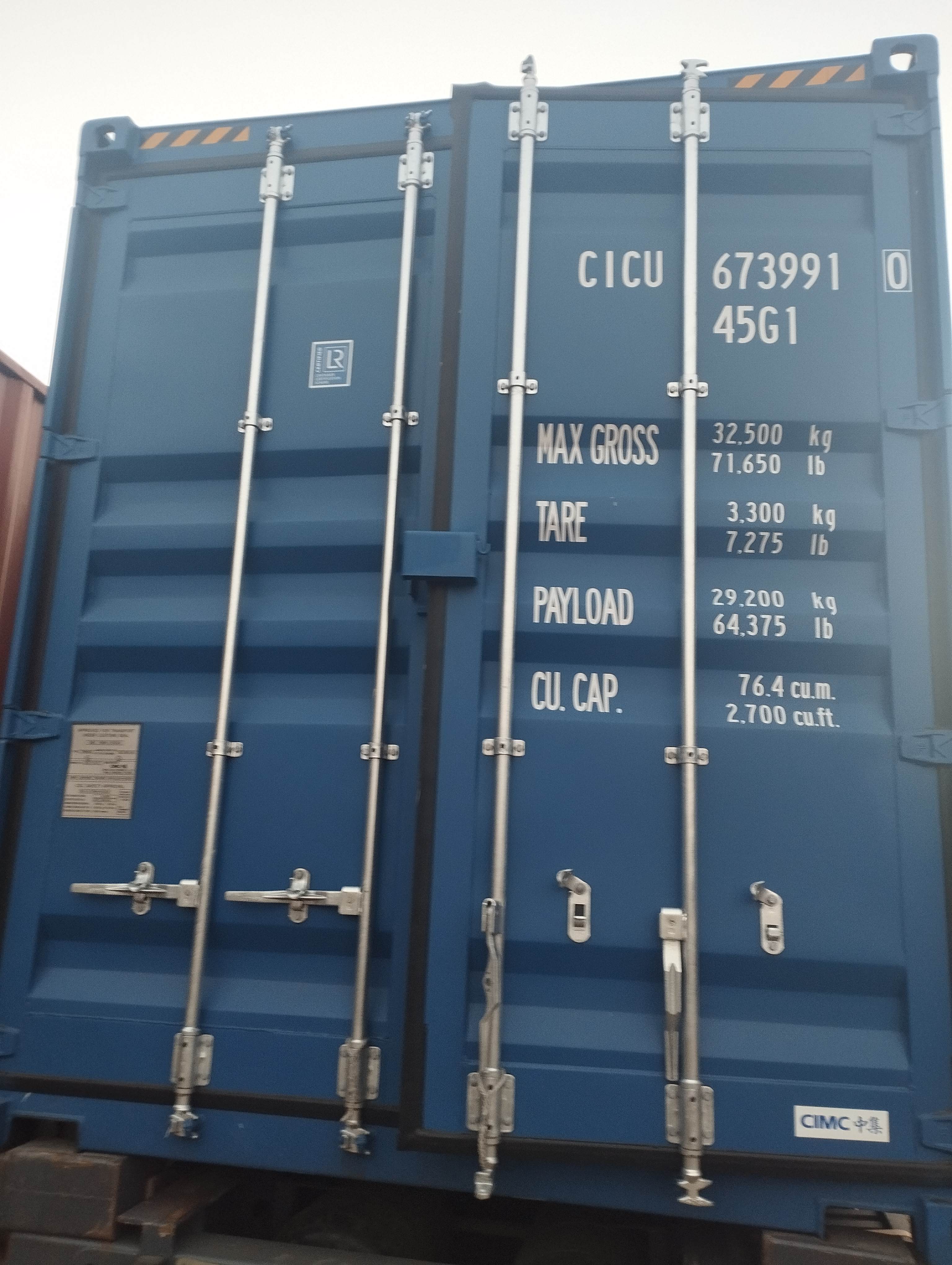 Морской контейнер CICU6739910
