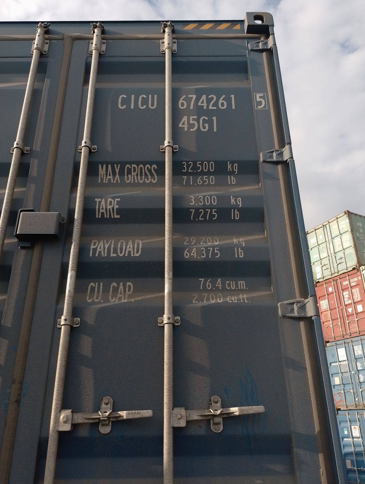 Морской контейнер CICU6742615
