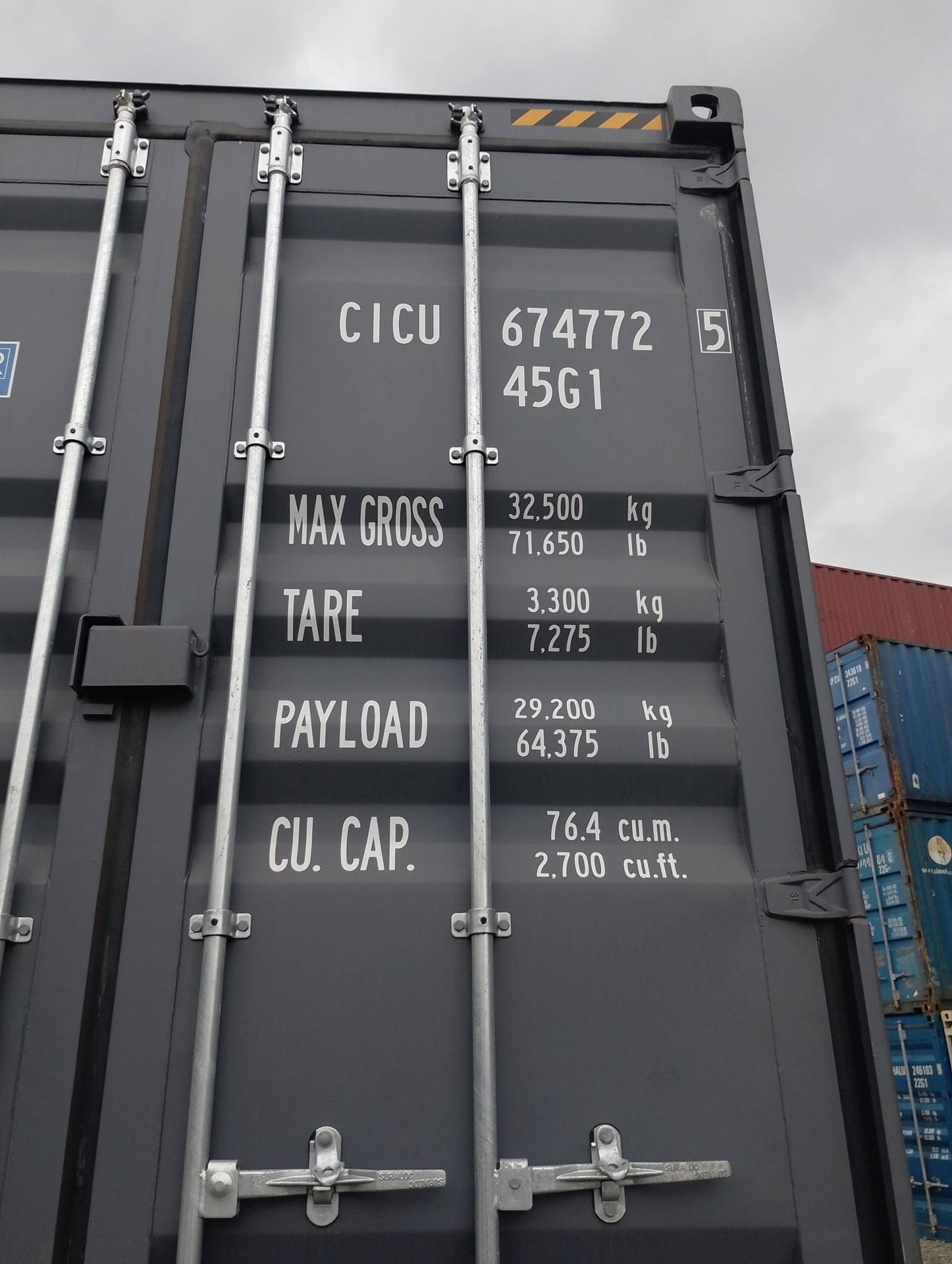 Морской контейнер CICU6747725