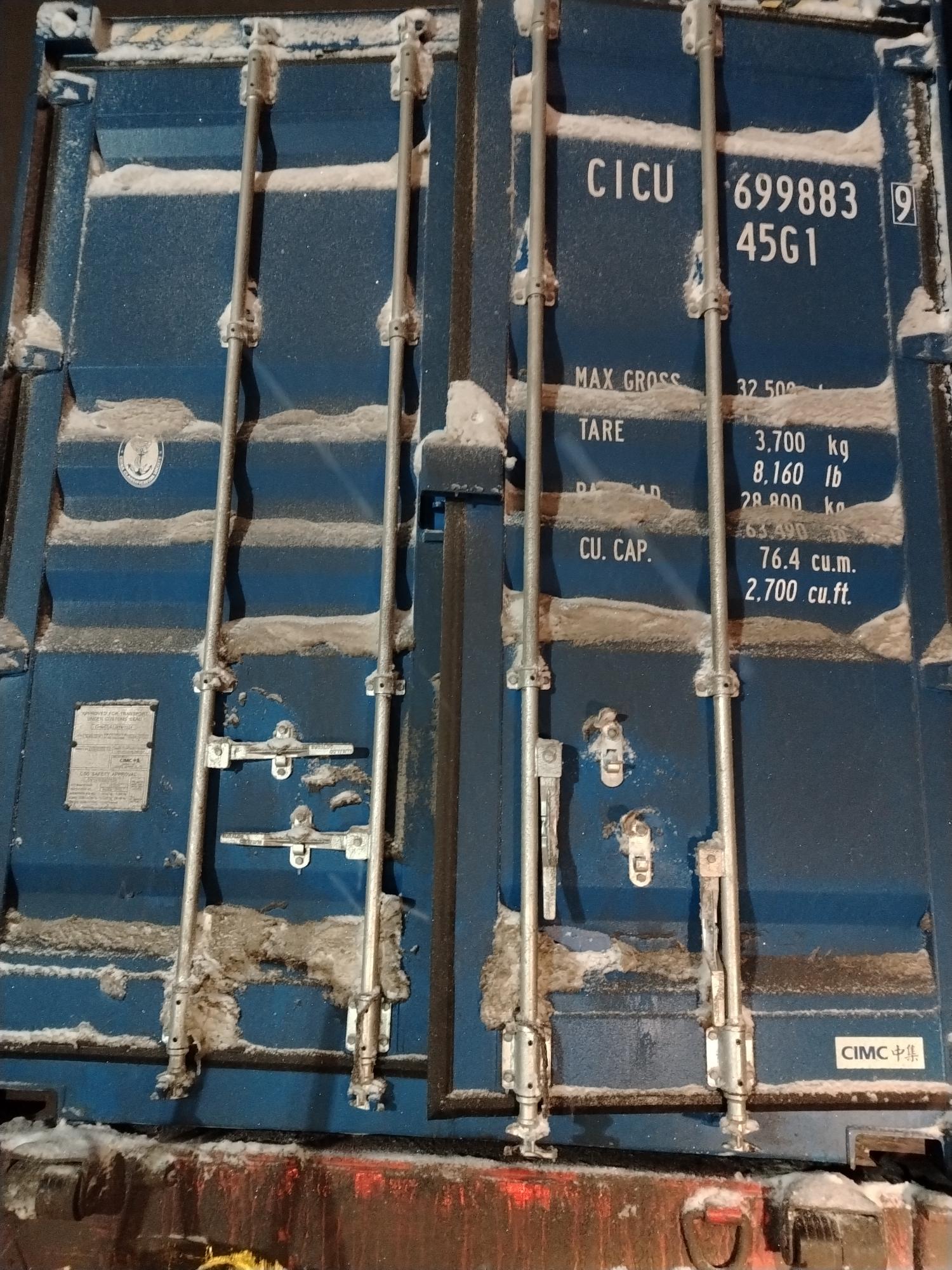 Морской контейнер CICU6998839