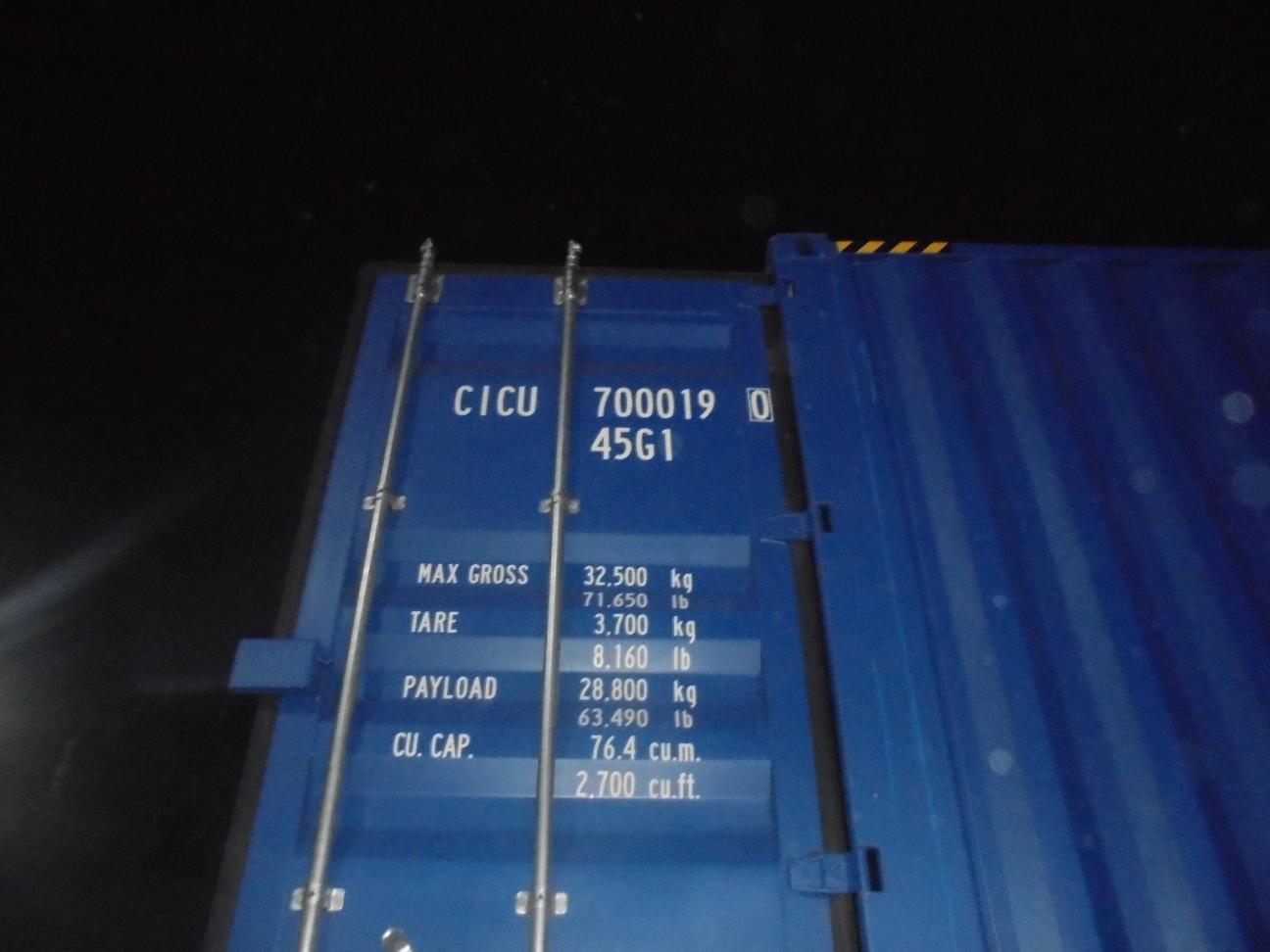 Морской контейнер CICU7000190