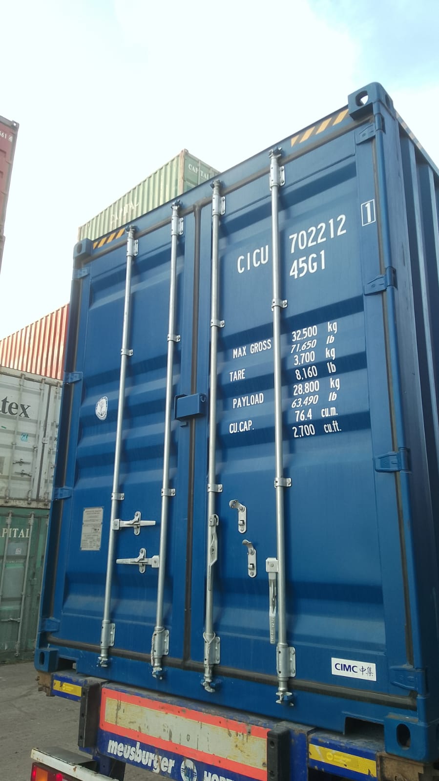Морской контейнер CICU7022121