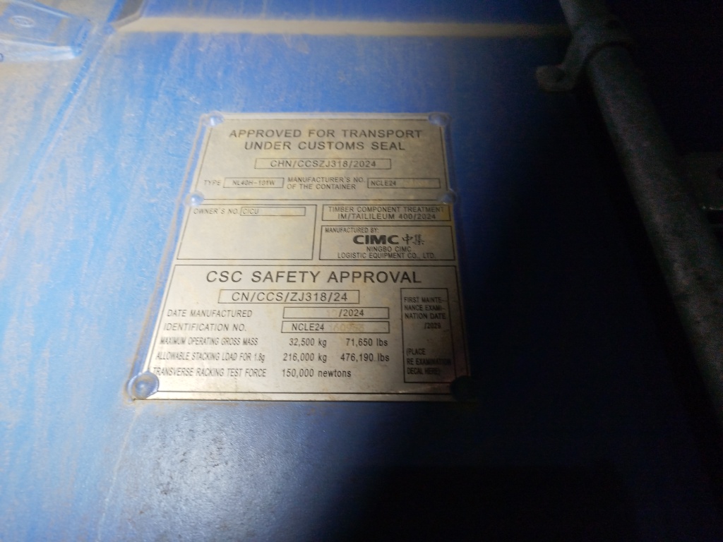 Морской контейнер CICU7024736