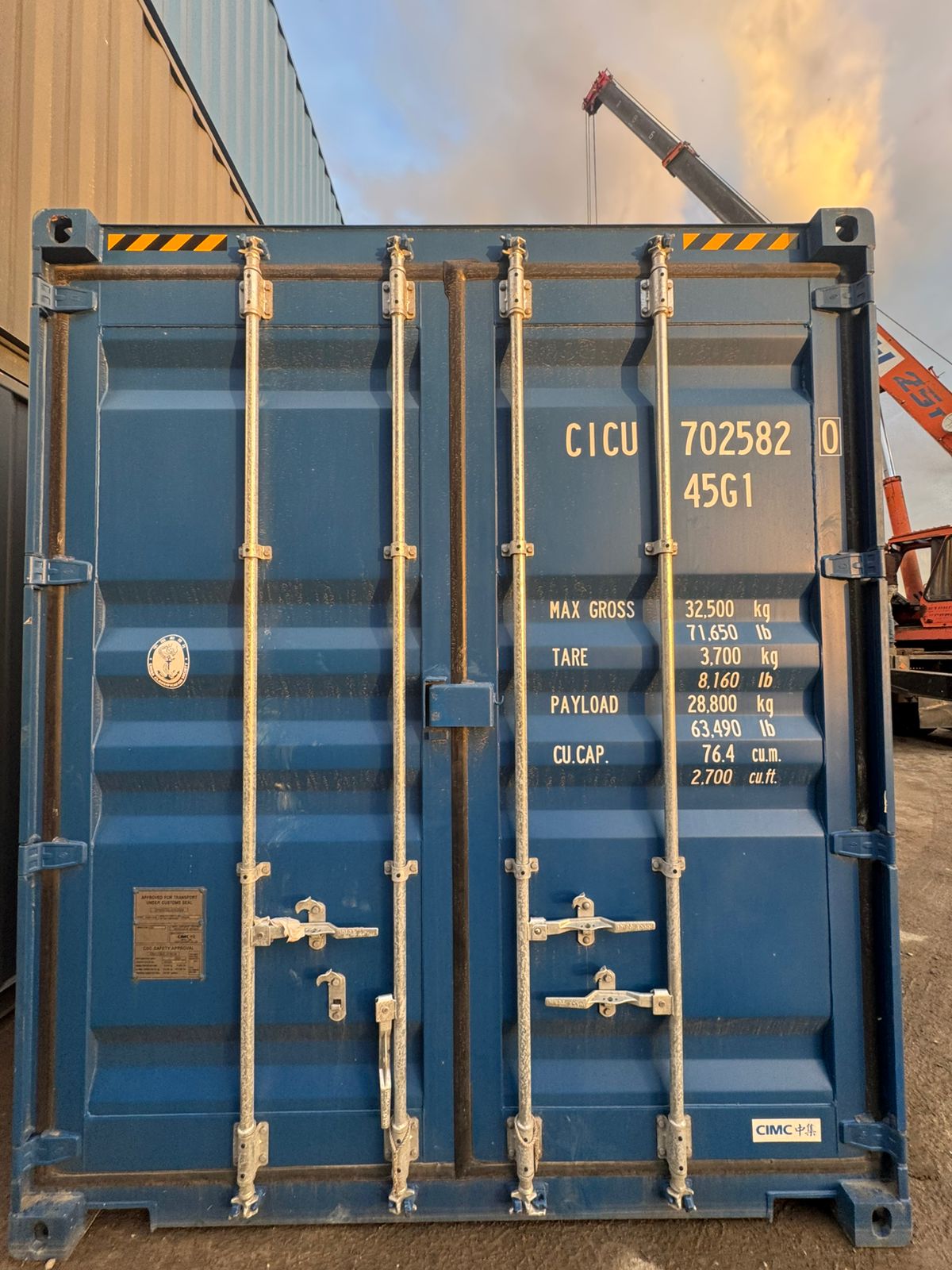 Морской контейнер CICU7025820