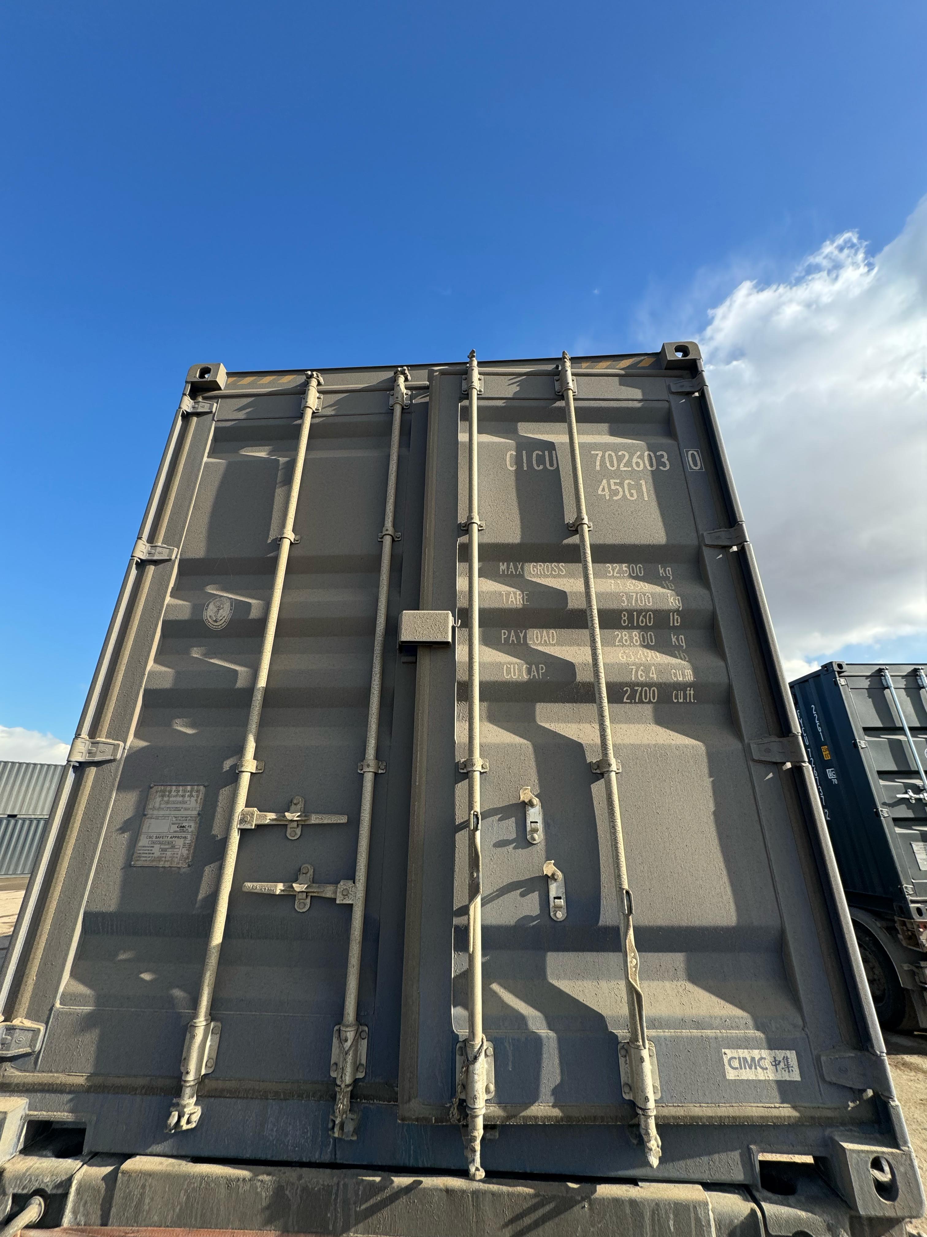 Морской контейнер CICU7026030