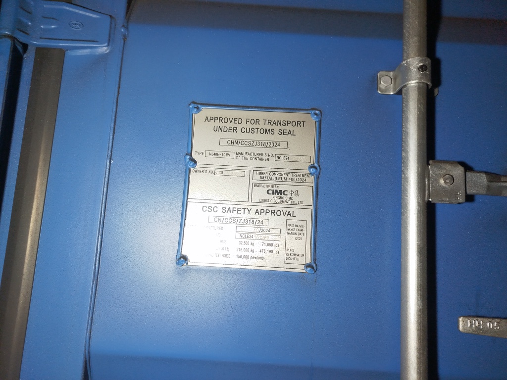 Морской контейнер CICU7028095