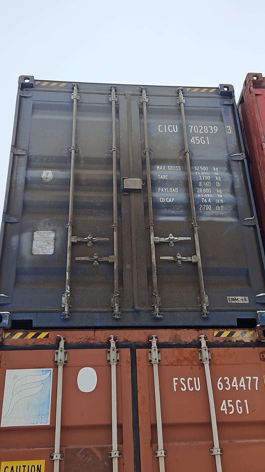 Морской контейнер CICU7028393