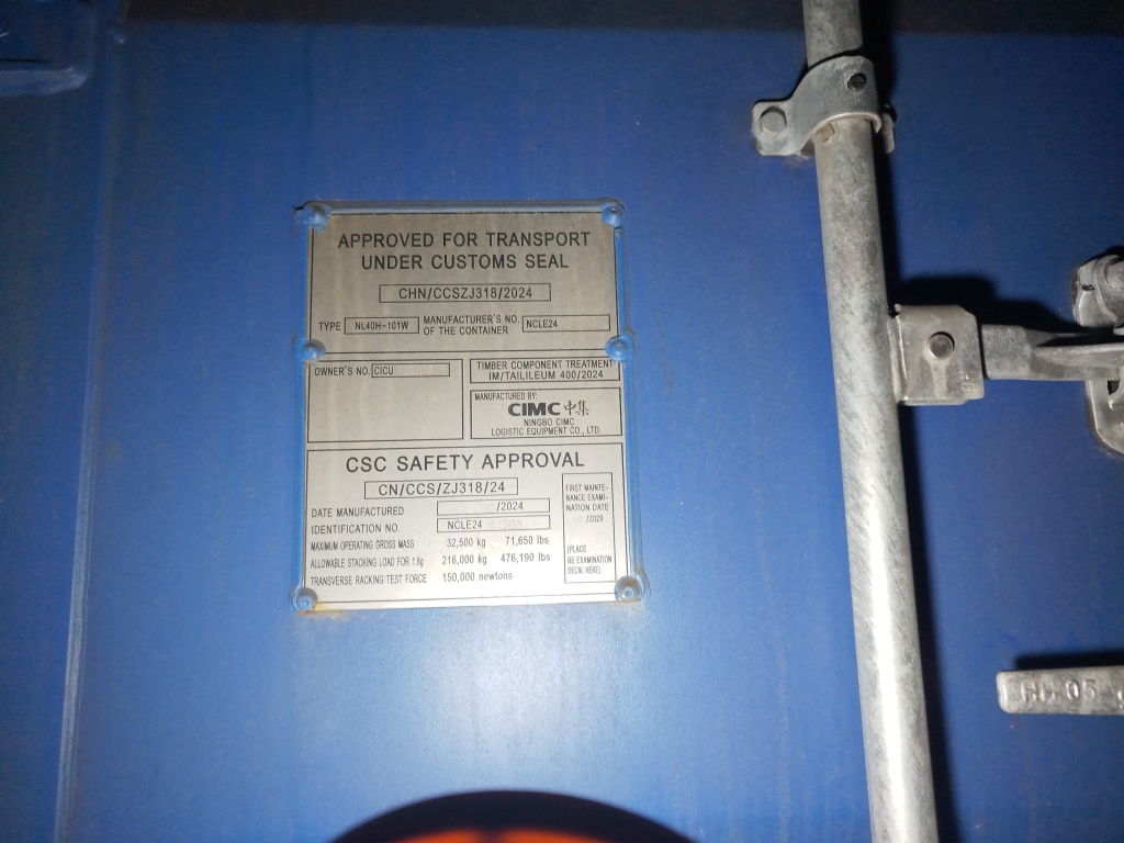 Морской контейнер CICU7028433