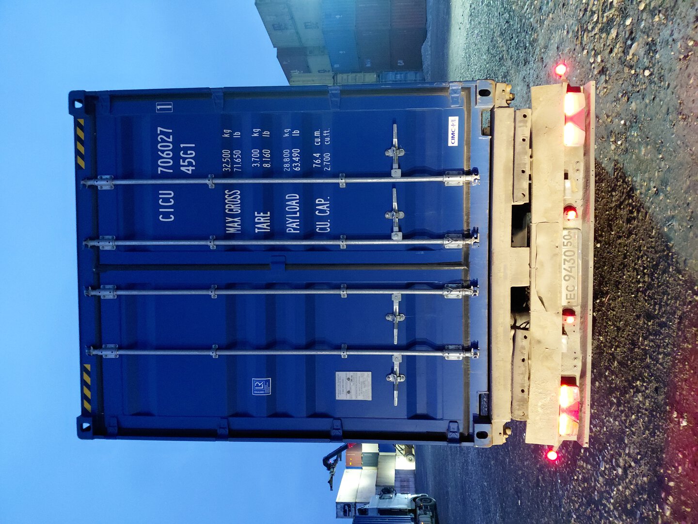Морской контейнер CICU7060271