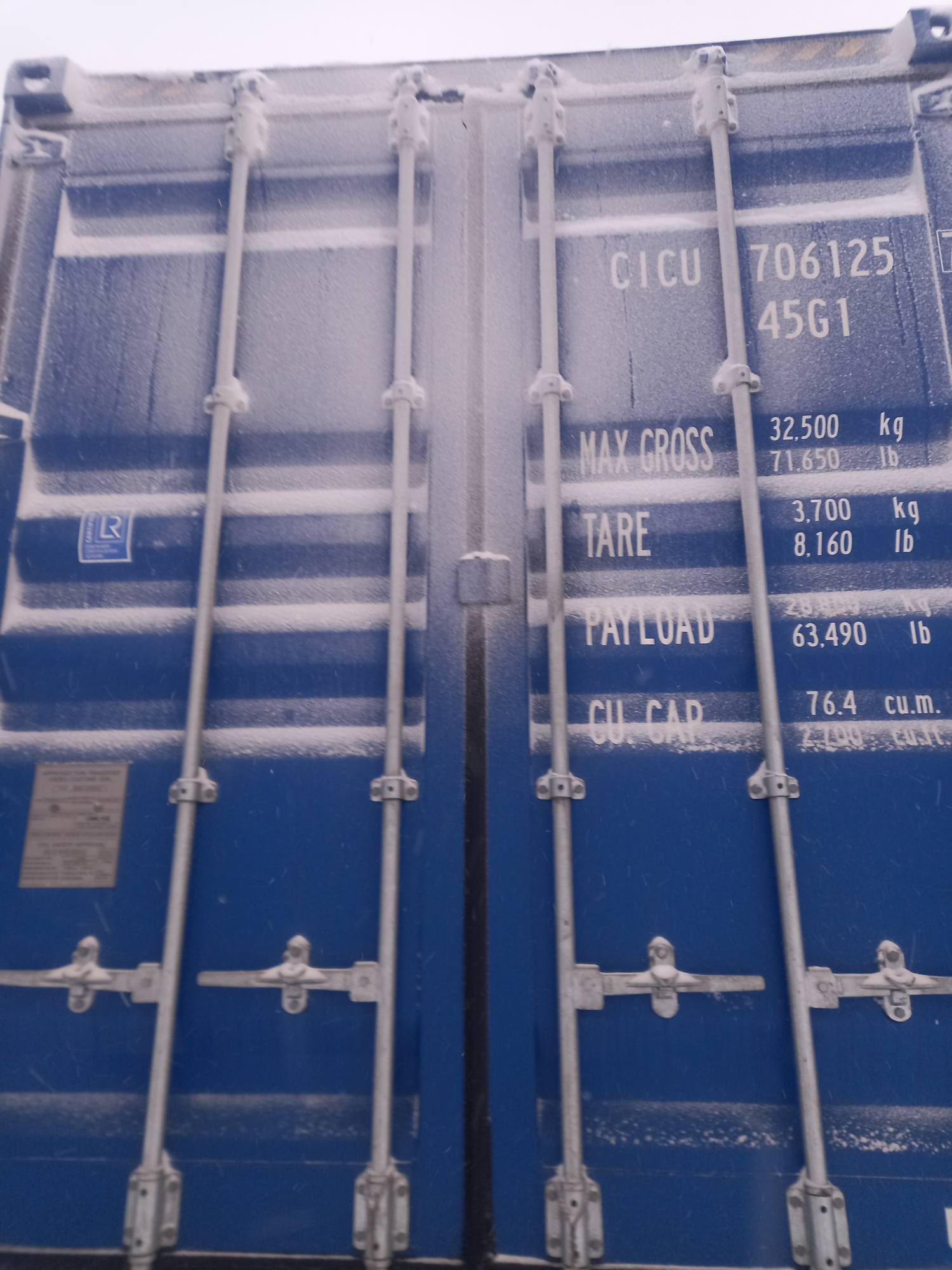 Морской контейнер CICU7061257