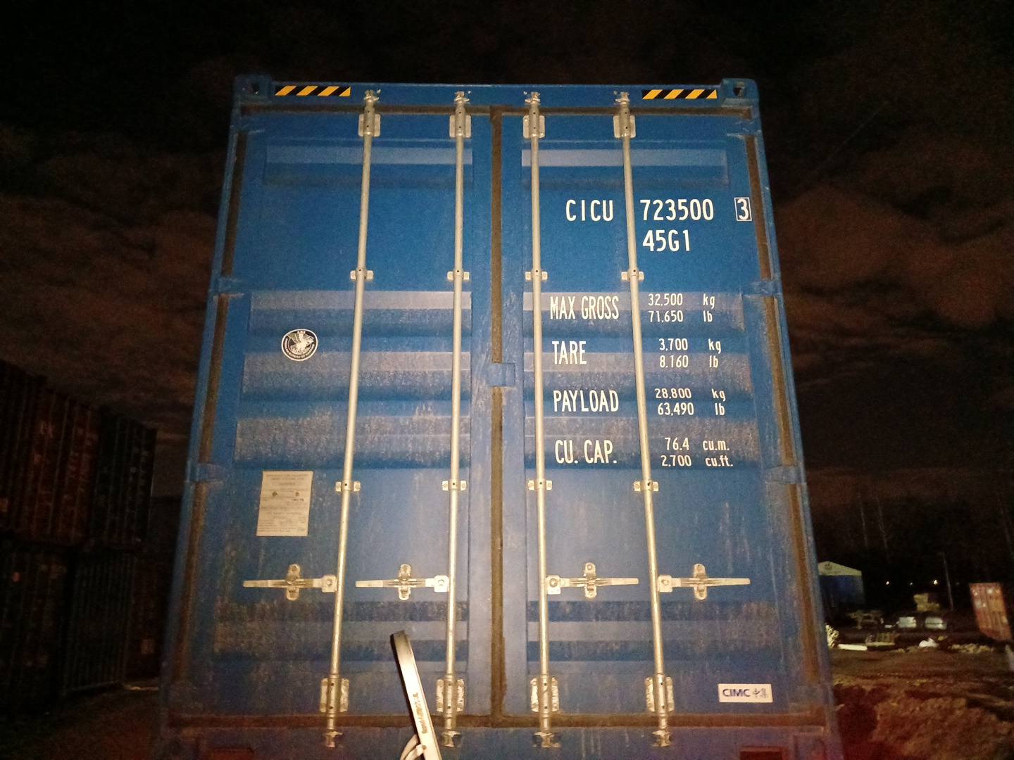 Морской контейнер CICU7235003