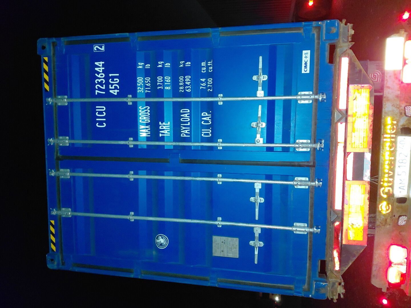 Морской контейнер CICU7236442