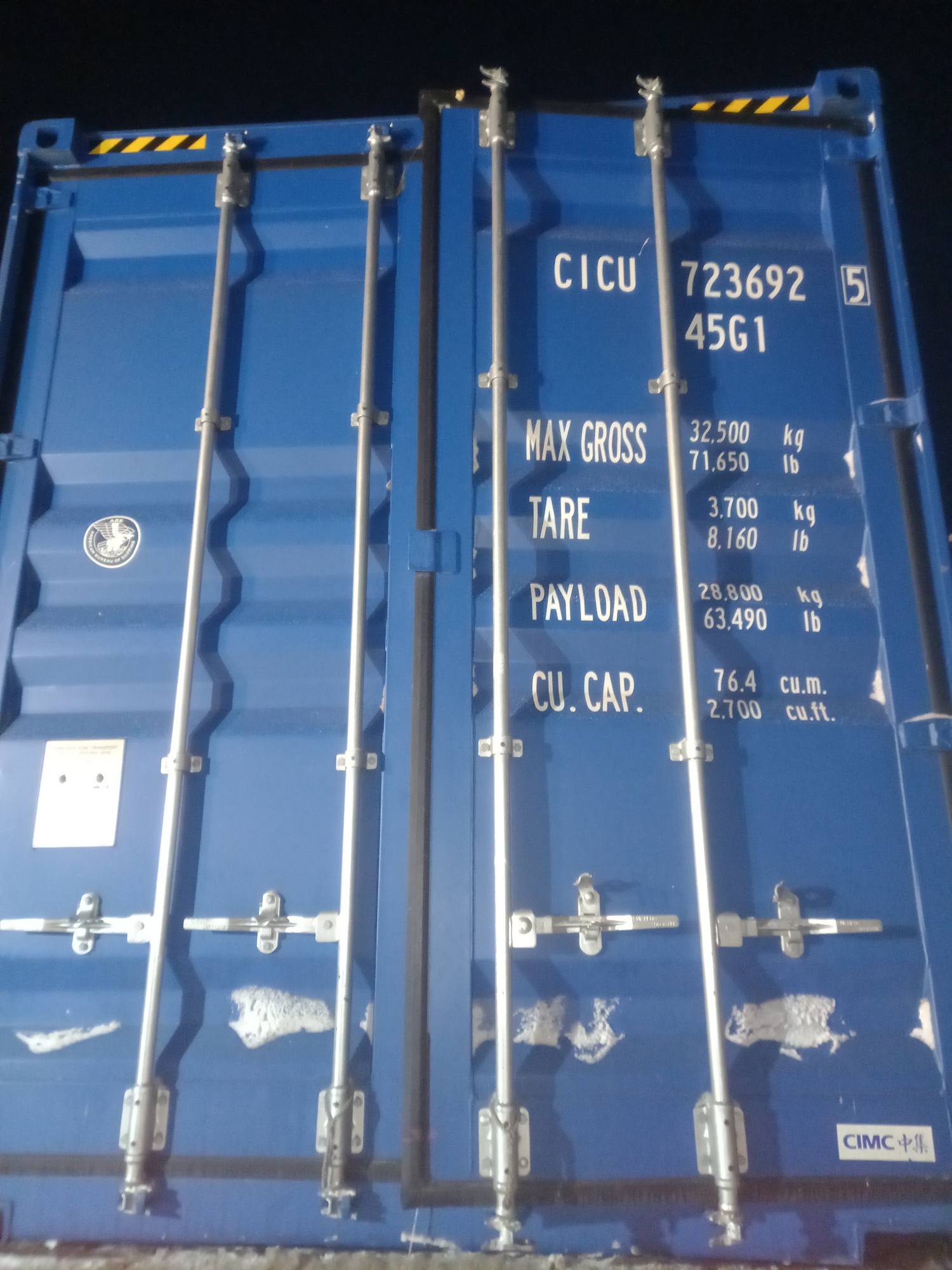 Морской контейнер CICU7236925