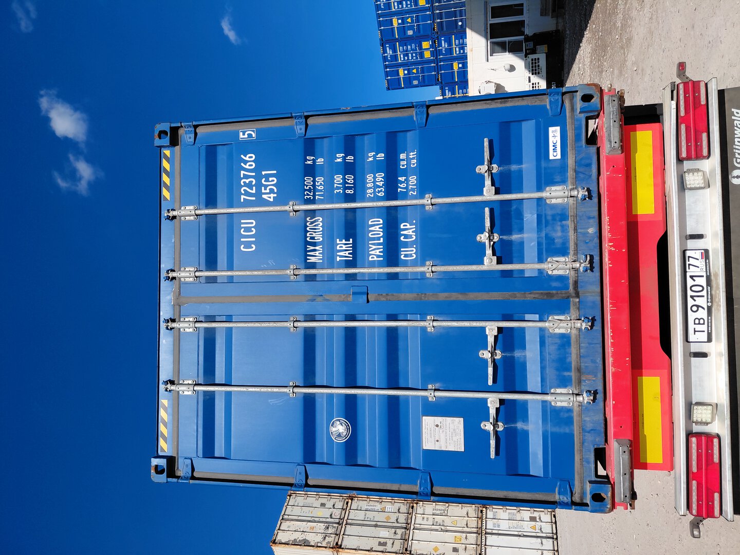 Морской контейнер CICU7237665