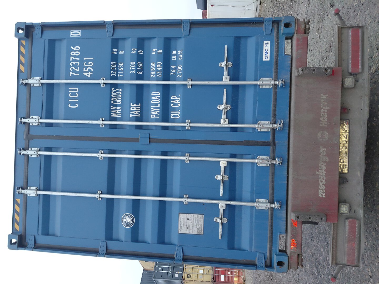 Морской контейнер CICU7237860