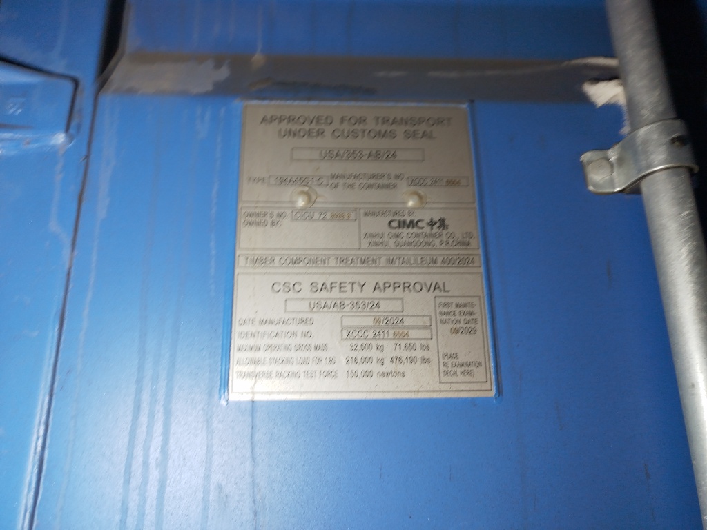 Морской контейнер CICU7239333