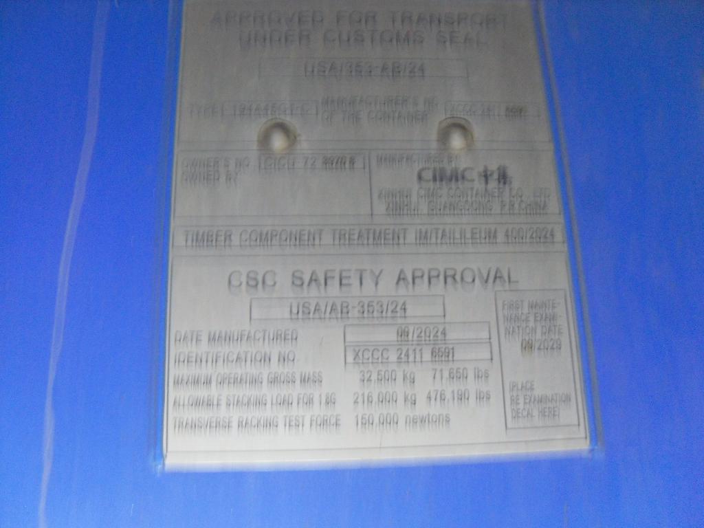 Морской контейнер CICU7239708