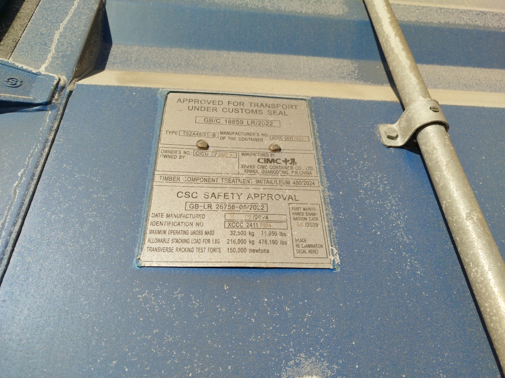 Морской контейнер CICU7249835