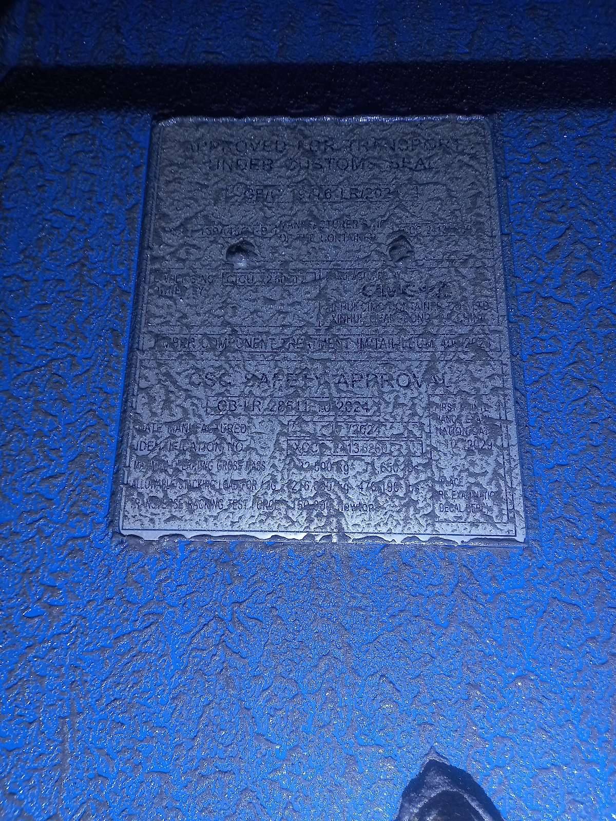 Морской контейнер CICU7250902