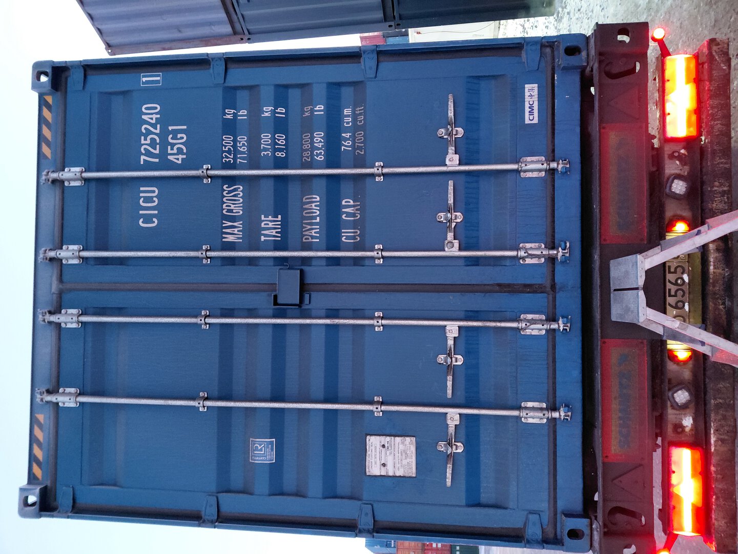 Морской контейнер CICU7252401
