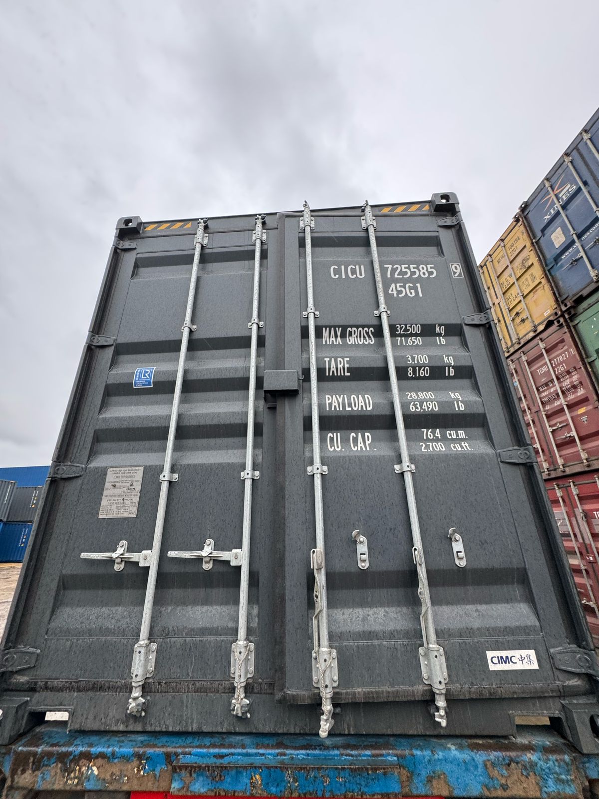 Морской контейнер CICU7255859