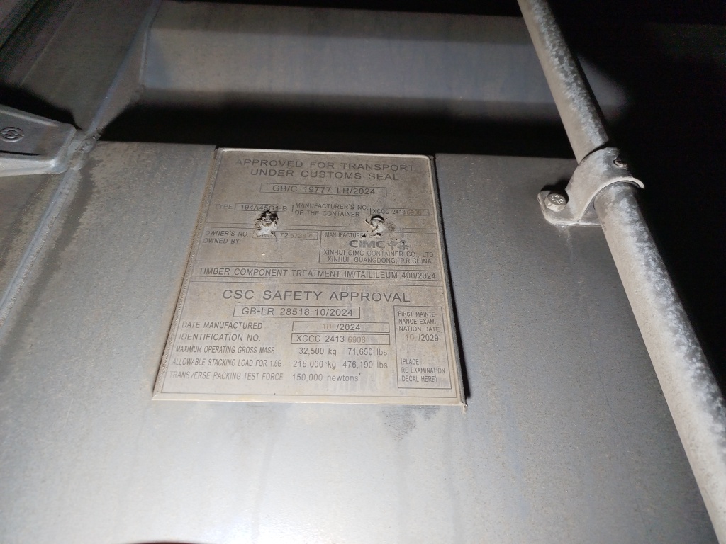 Морской контейнер CICU7257384