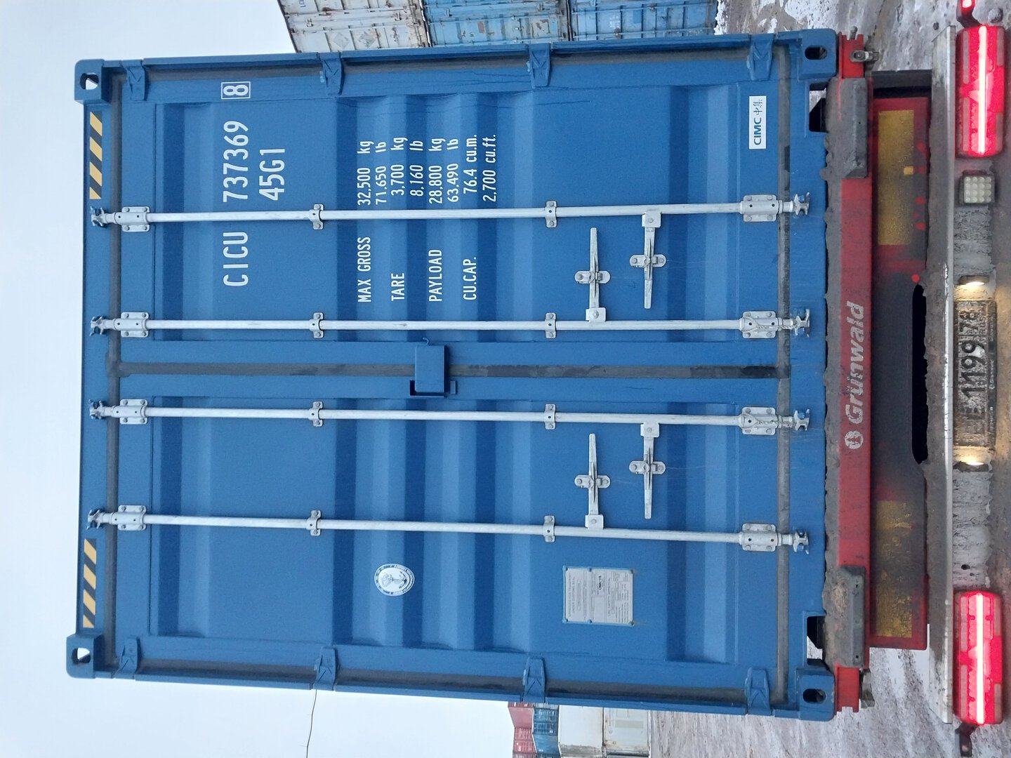 Морской контейнер CICU7373698