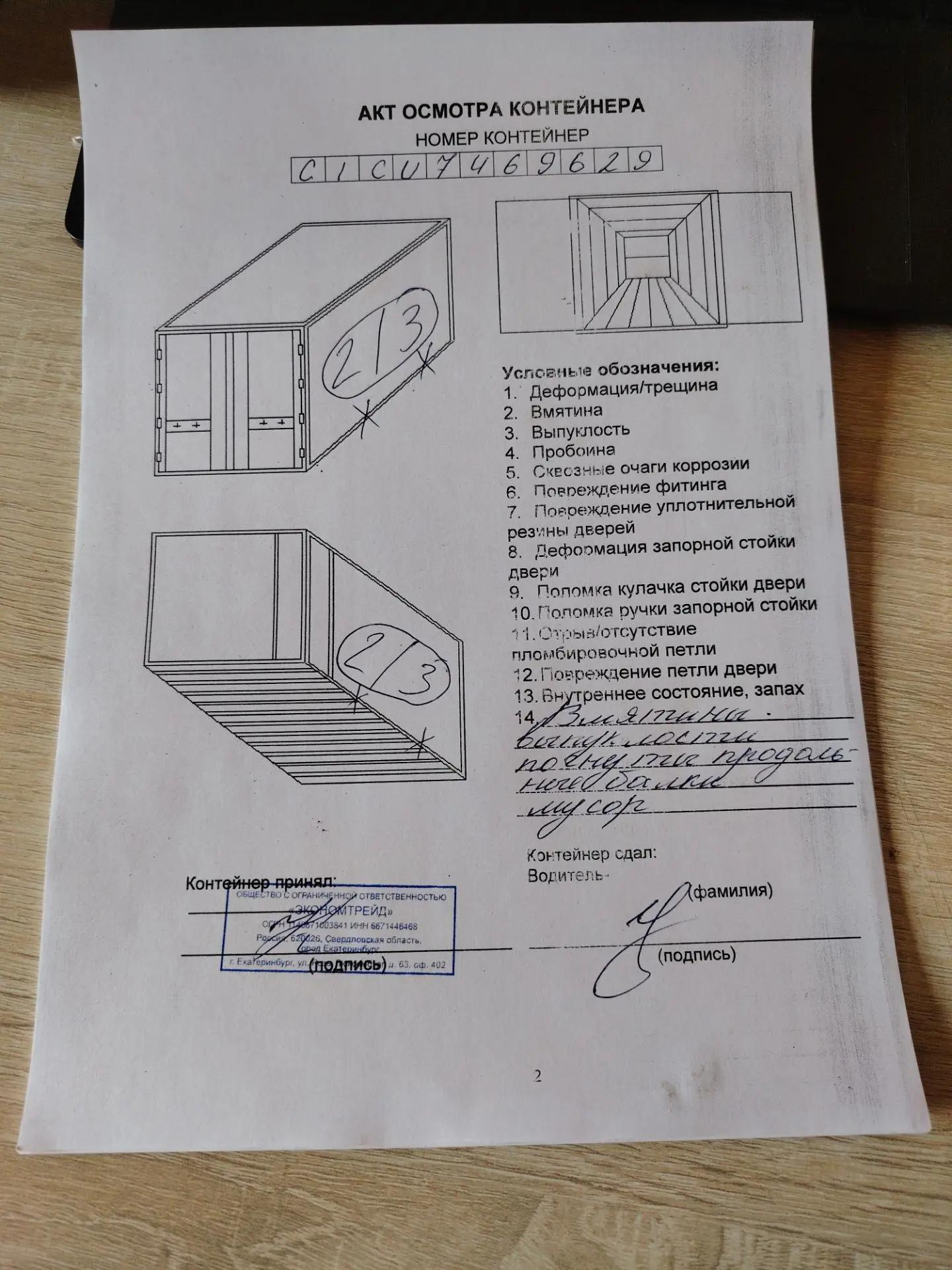 Морской контейнер CICU7469629