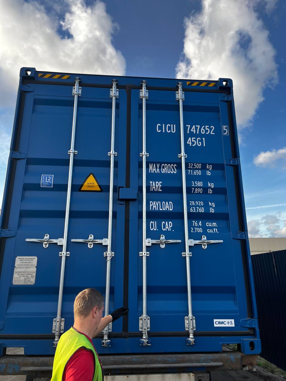 Морской контейнер CICU7476525