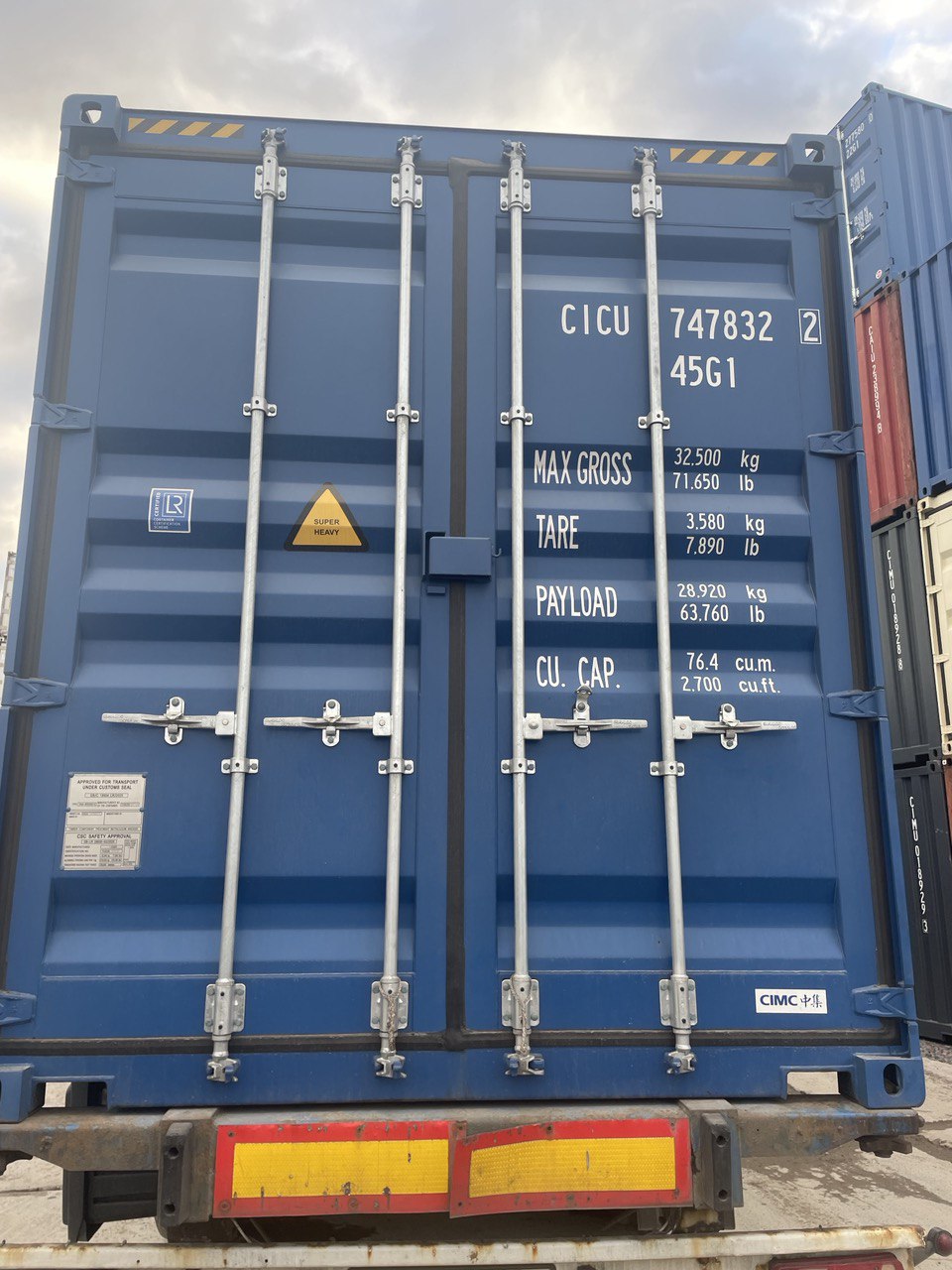 Морской контейнер CICU7478322