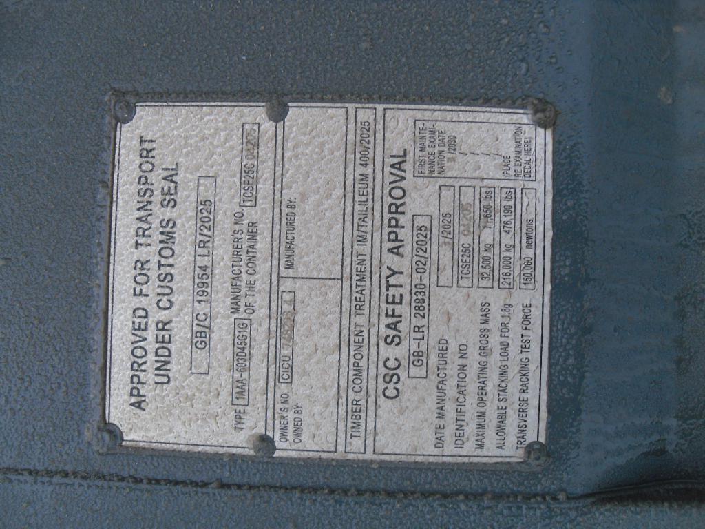 Морской контейнер CICU7482934