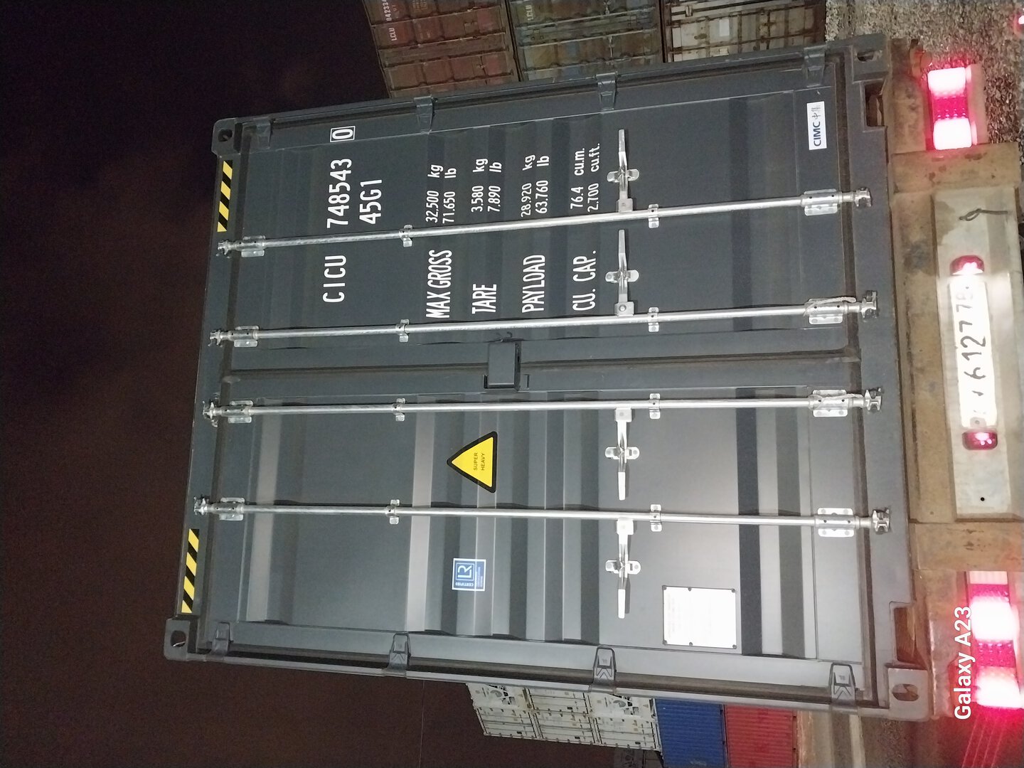 Морской контейнер CICU7485430