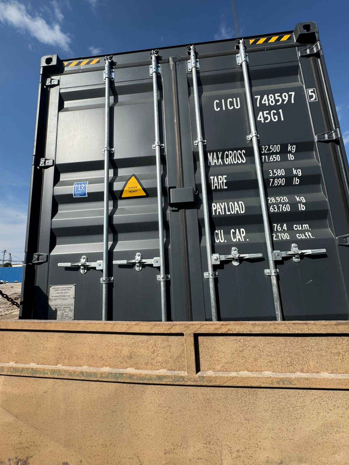 Морской контейнер CICU7485975