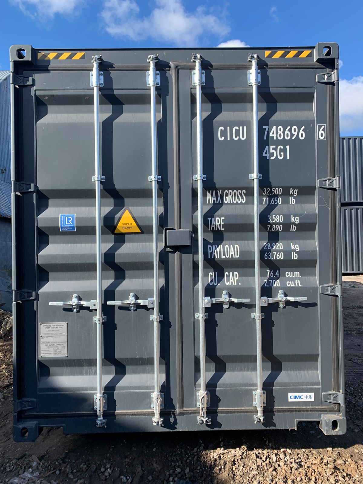 Морской контейнер CICU7486966
