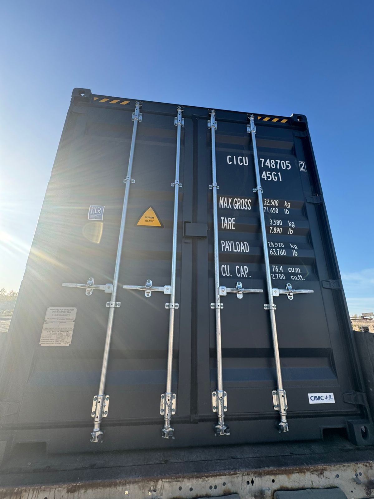 Морской контейнер CICU7487052